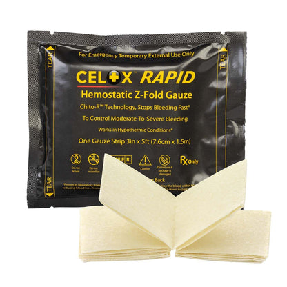 Celox Rapid Hemostatic Gauze