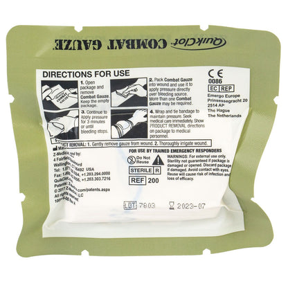 QuikClot Z-Fold Vacuum Packed Combat Gauze